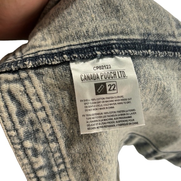 Jean Dog Jacket by Canada Pooch Ltd. - Picture 3 of 3